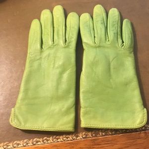 Lime green Echo gloves